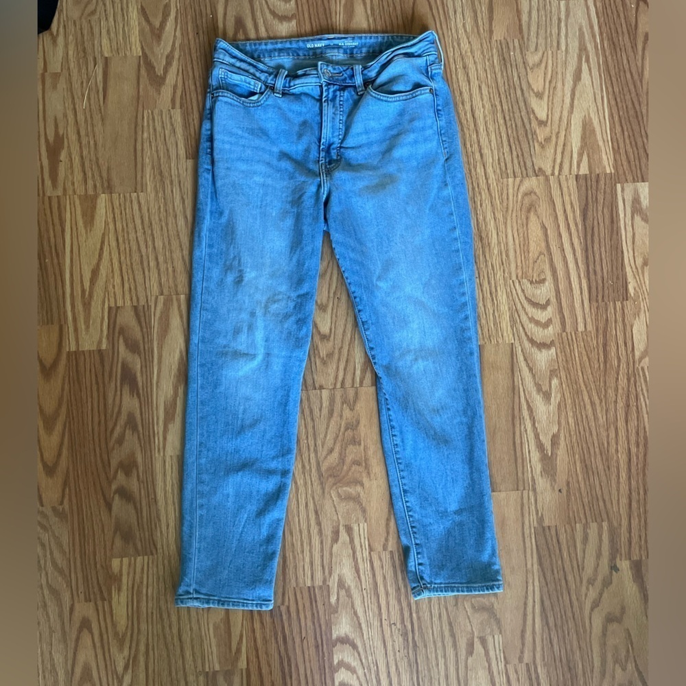 Old Navy Women's High Rise O.G. Straight Denim Jeans Sz 12